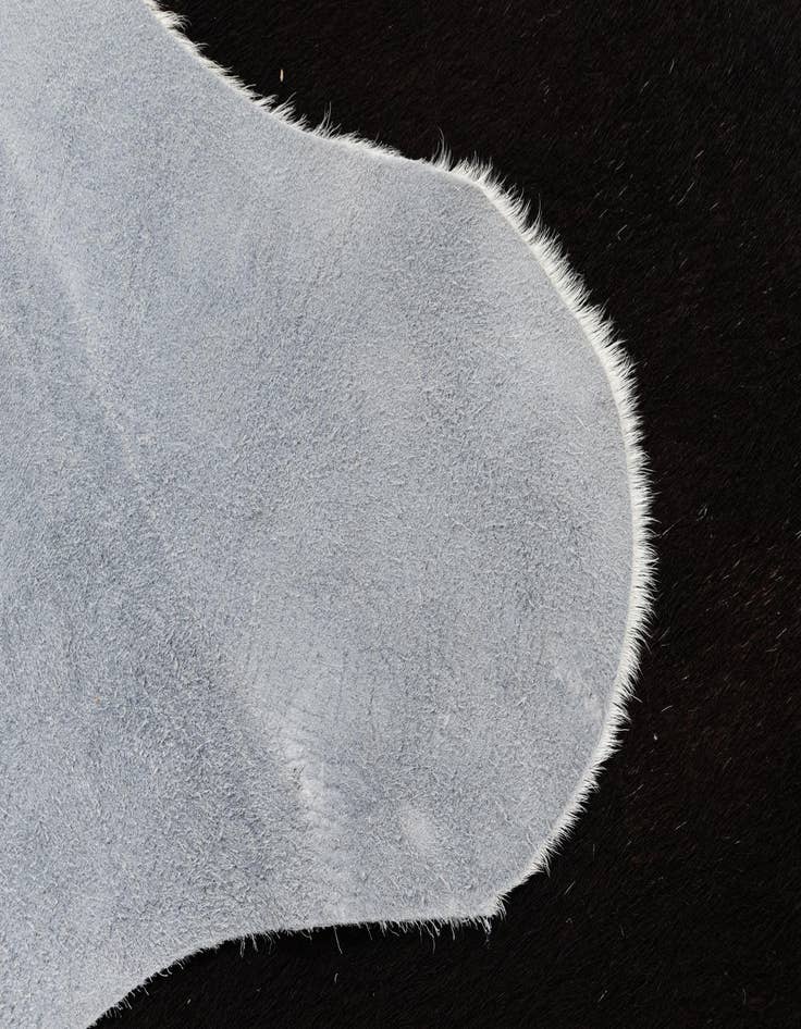 Detail image of 5' 7 x 5' 10 Cowhide Leather Square Rug