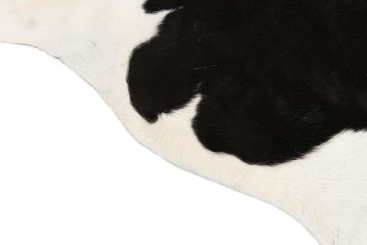5' 3 x 5' 6 Cowhide Leather Square Rug