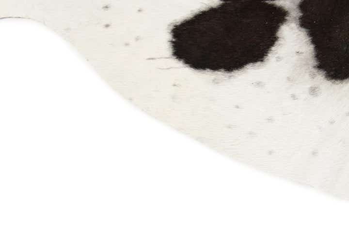 5' 1 x 5' 8 Cowhide Leather Square Rug