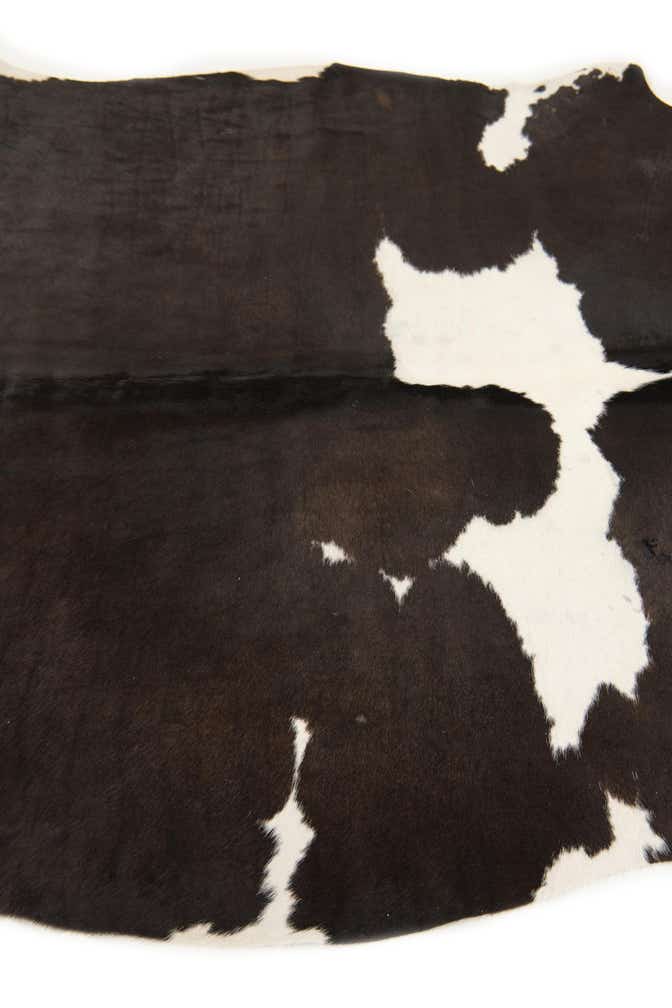 5' 1 x 5' 5 Cowhide Leather Square Rug