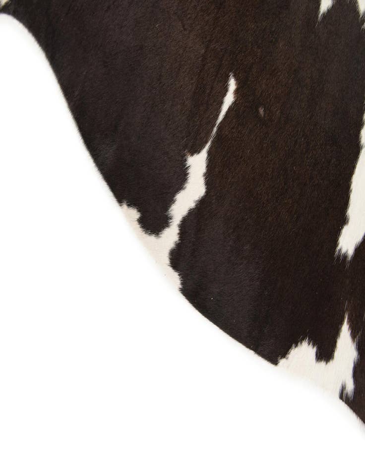 Detail image of 5' 1 x 5' 5 Cowhide Leather Square Rug