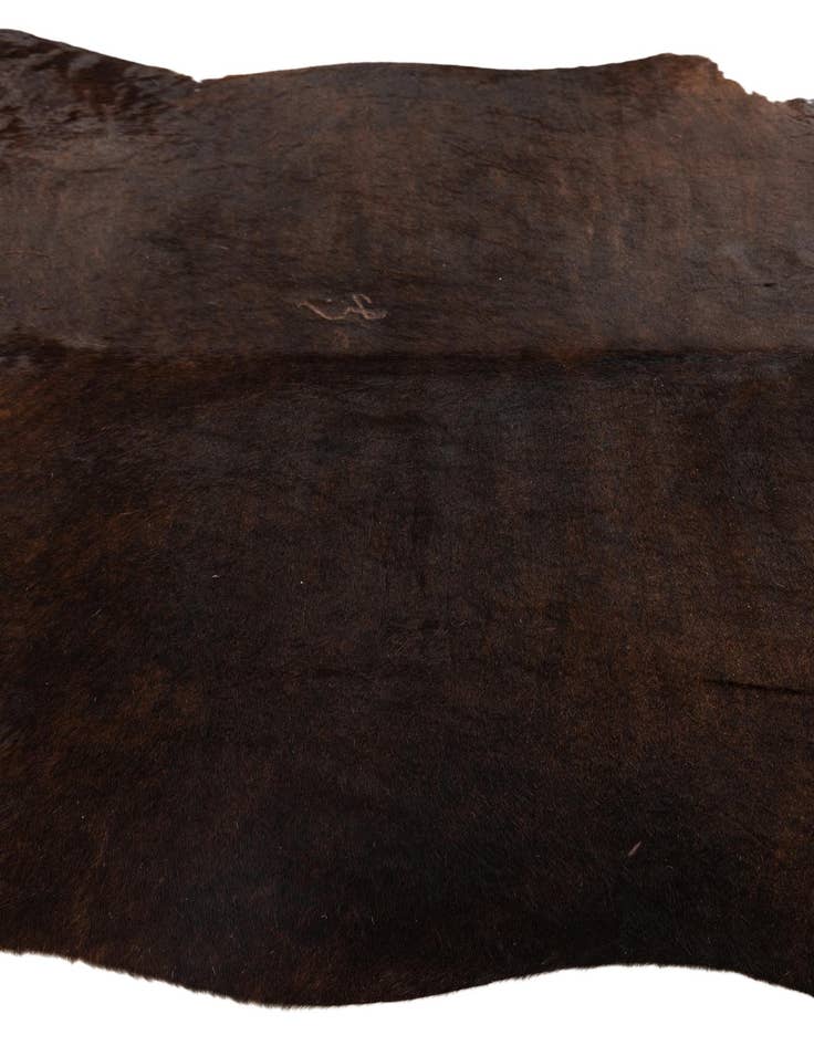 Detail image of 6' 3 x 6' 10 Cowhide Leather Square Rug