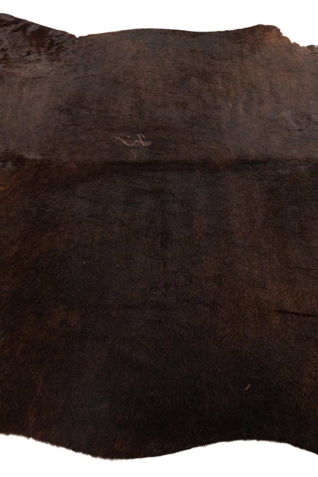 Detail image of 6' 3 x 6' 10 Cowhide Leather Square Rug