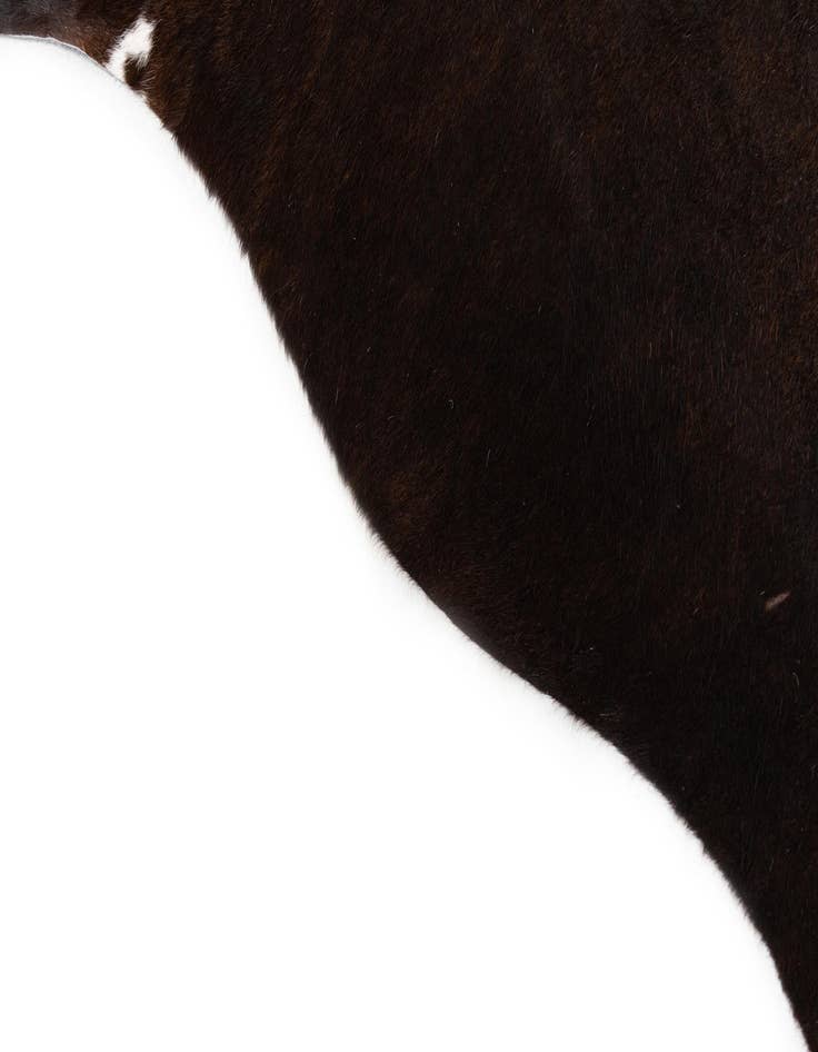 Detail image of 6' 3 x 6' 10 Cowhide Leather Square Rug