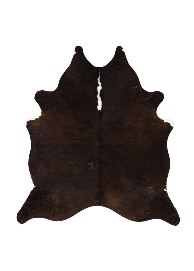 Detail image of 6' 3 x 6' 10 Cowhide Leather Square Rug