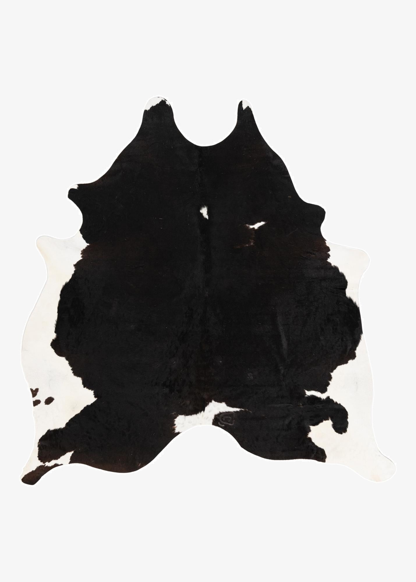 Primary image 6' 5 x 6' 8 Cowhide Leather Square Rug