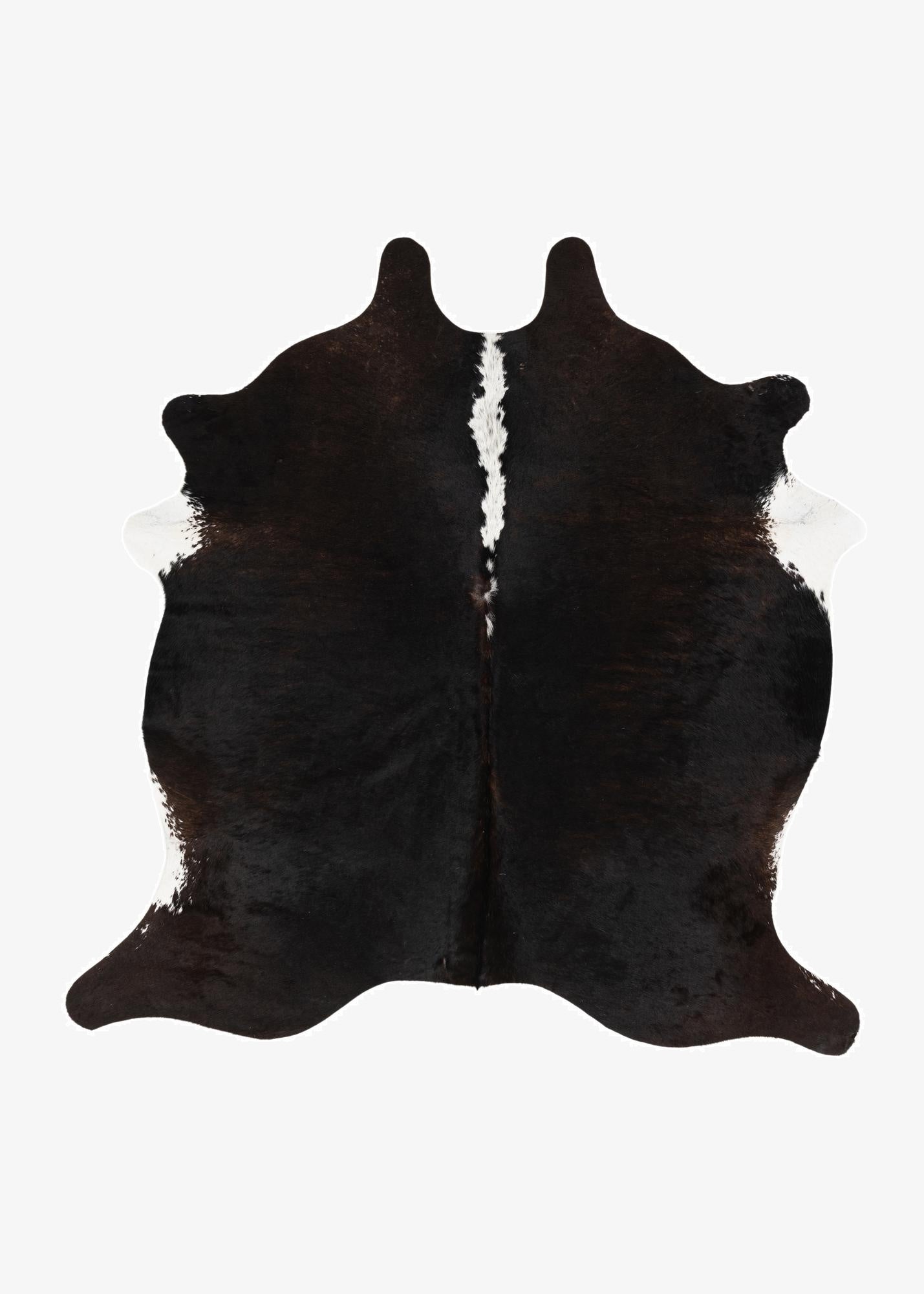 5' 5 x 5' 6 Cowhide Leather Square Rug