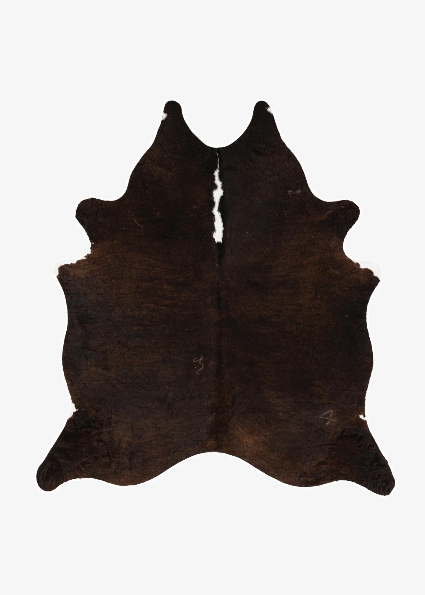 6' 3 x 6' 10 Cowhide Leather Square Rug