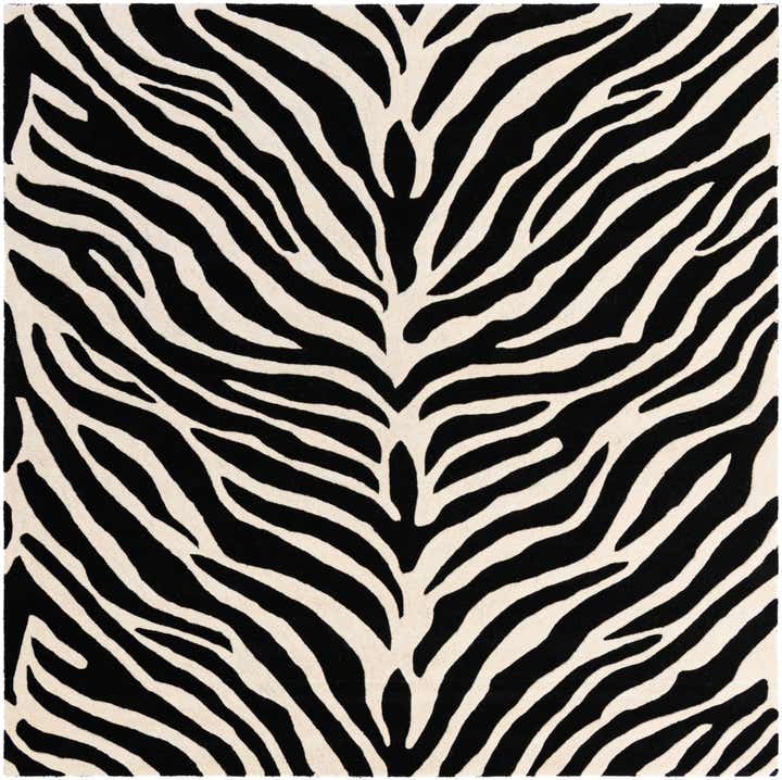 7' 10 x 7' 10 Hand Tufted Safari Wool Square Rug