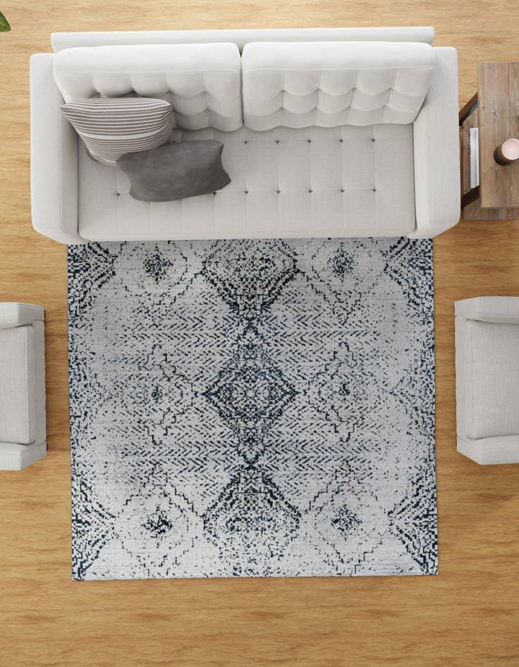 Detail image of 7' 10 x 7' 10 Kamala Washable Square Rug