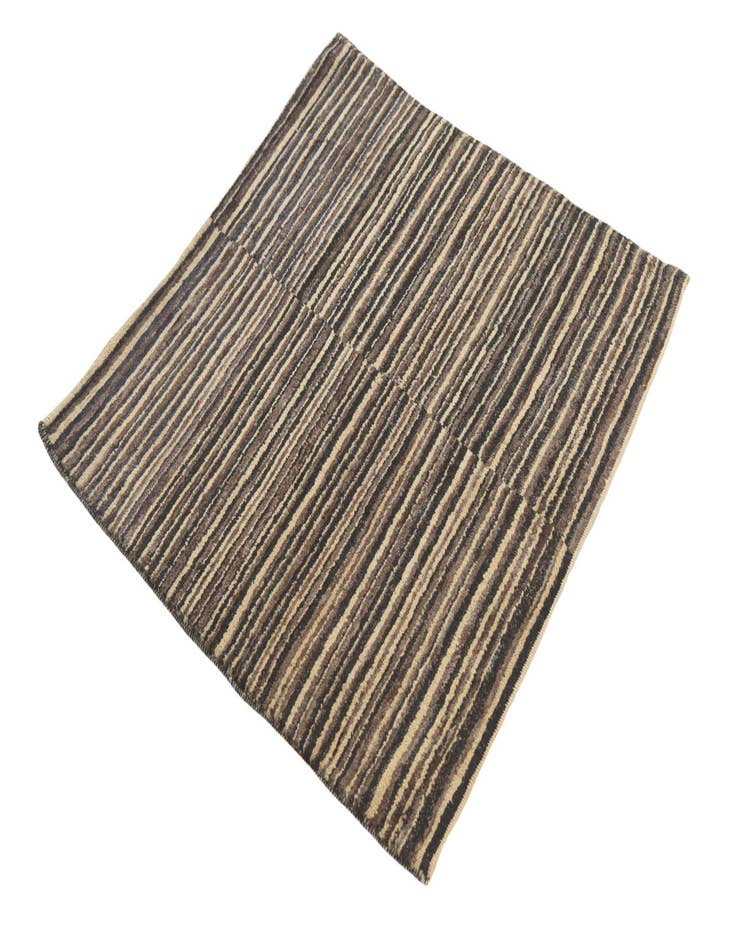 Detail image of 2' 10 x 3' Hand Knotted Kashkuli Gabbeh Oriental Wool Square Rug