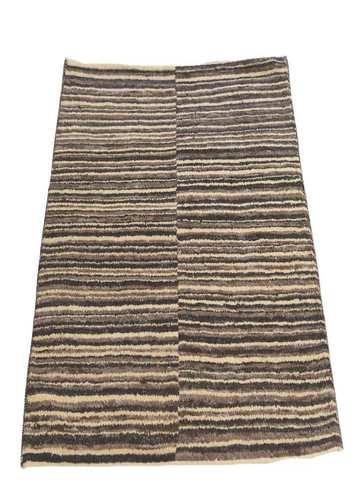 2' 10 x 3' Hand Knotted Kashkuli Gabbeh Oriental Wool Square Rug