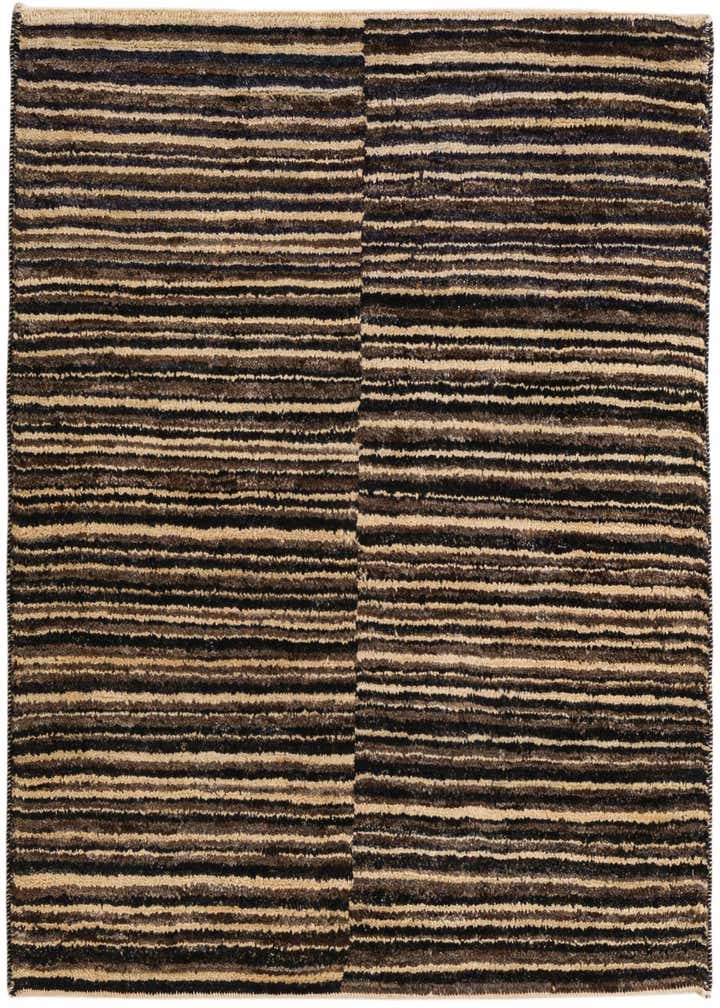 2' 10 x 3' Hand Knotted Kashkuli Gabbeh Oriental Wool Square Rug