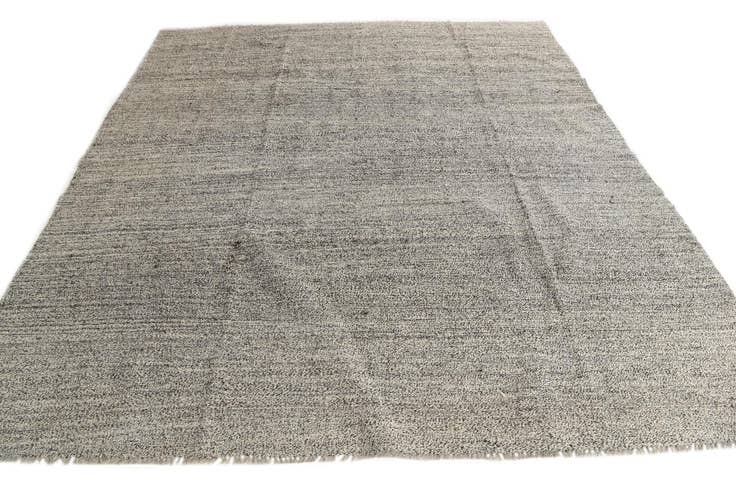 Detail image of 8' 8 x 9' 7 Hand Woven Kilim Modern Wool Square Rug