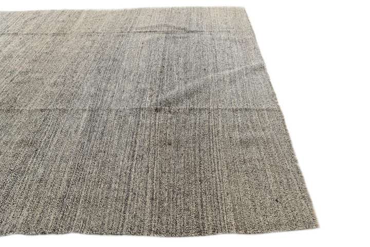 8' 8 x 9' 7 Hand Woven Kilim Modern Wool Square Rug