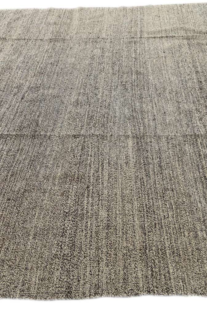 8' 8 x 9' 7 Hand Woven Kilim Modern Wool Square Rug