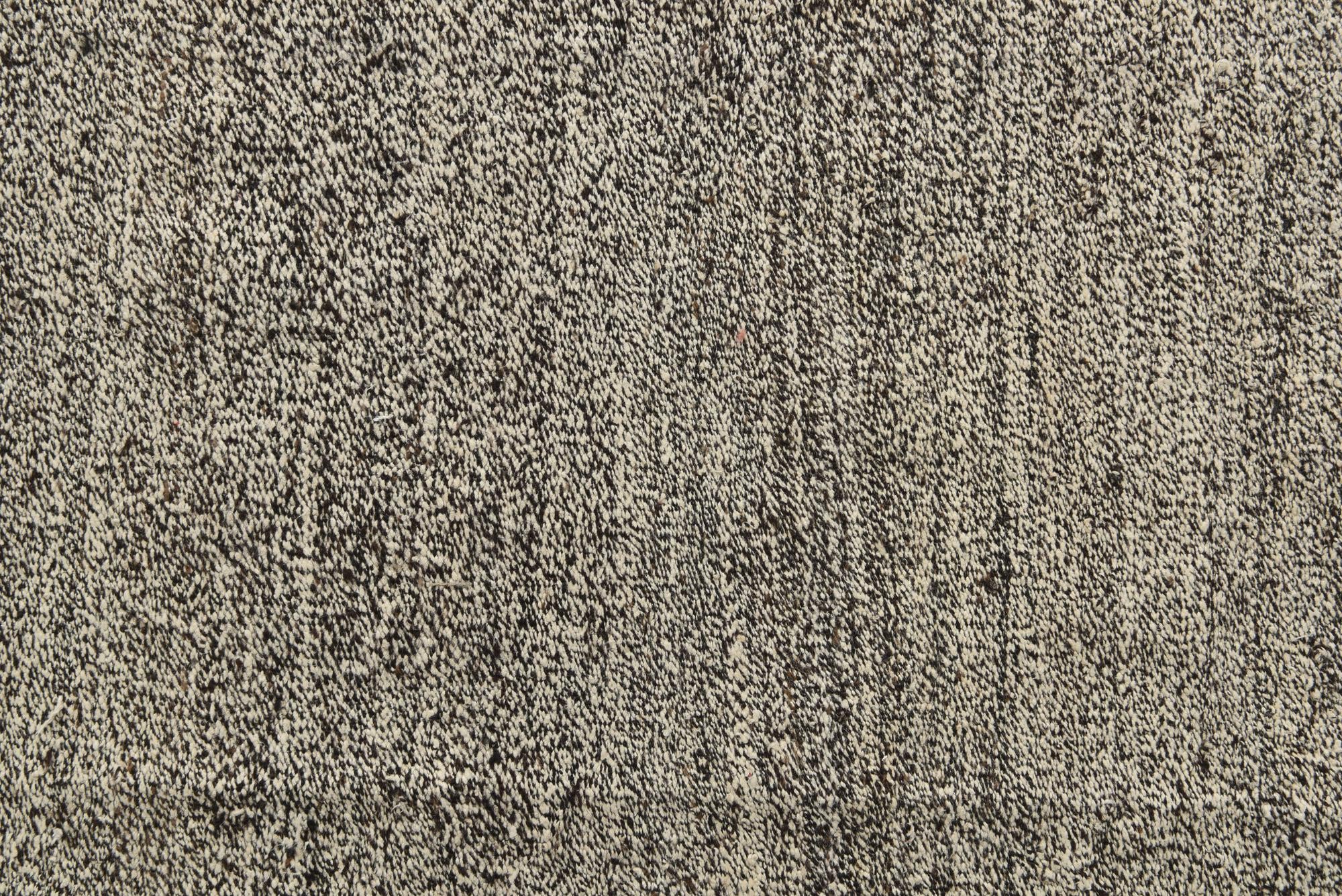 8' 8 x 9' 7 Hand Woven Kilim Modern Wool Square Rug