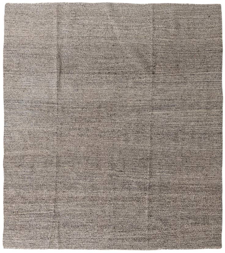 Detail image of 8' 8 x 9' 7 Hand Woven Kilim Modern Wool Square Rug