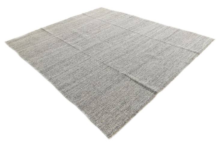 Detail image of 8' 6 x 9' 5 Hand Woven Kilim Modern Wool Square Rug