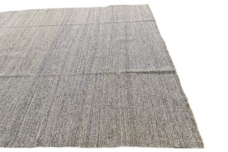 Detail image of 8' 6 x 9' 5 Hand Woven Kilim Modern Wool Square Rug