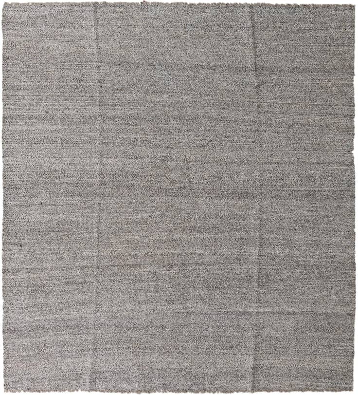 Detail image of 8' 6 x 9' 5 Hand Woven Kilim Modern Wool Square Rug