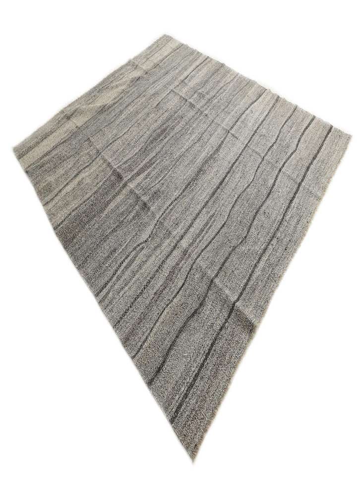8' 9 x 9' 10 Hand Woven Kilim Modern Wool Square Rug