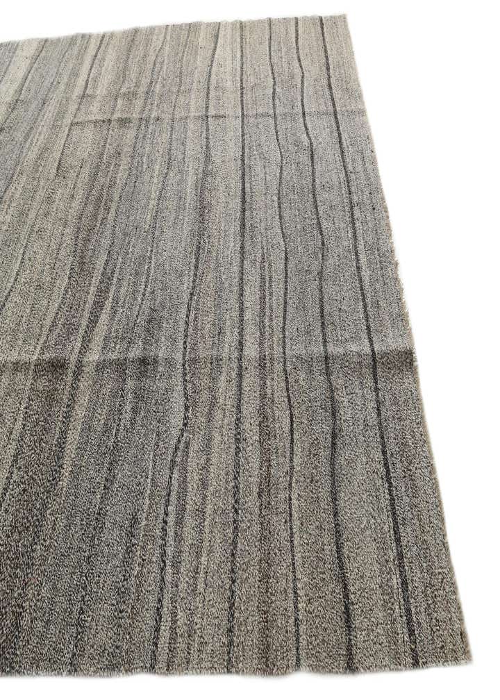 8' 9 x 9' 10 Hand Woven Kilim Modern Wool Square Rug