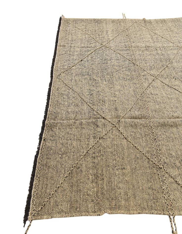 Detail image of 8' 10 x 9' 2  Hand Knotted Moroccan Wool Square Rug