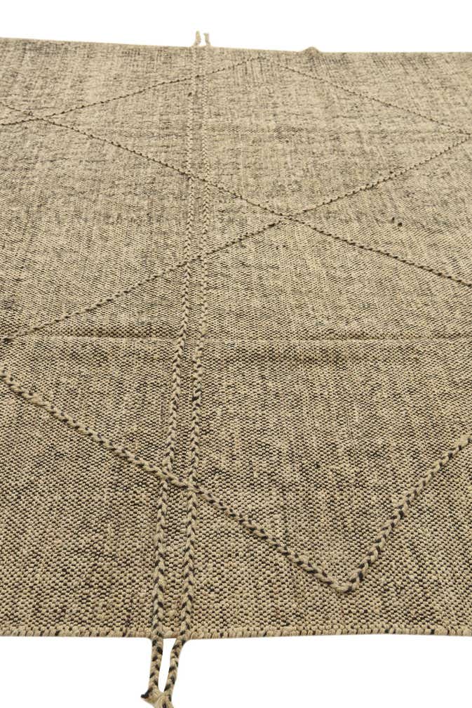 8' 10 x 9' 2 Hand Knotted Moroccan Wool Square Rug