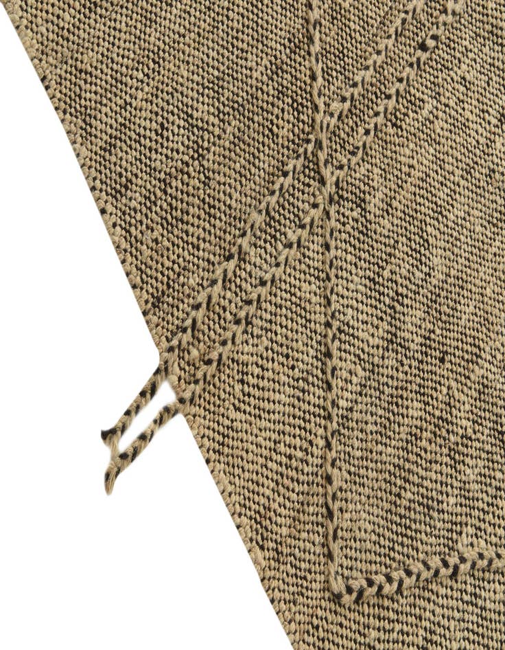 Detail image of 8' 10 x 9' 2  Hand Knotted Moroccan Wool Square Rug