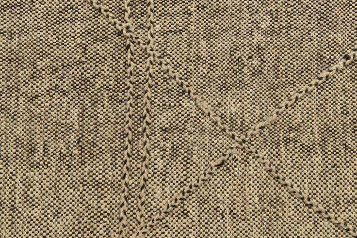 Detail image of 8' 10 x 9' 2 Hand Knotted Moroccan Wool Square Rug