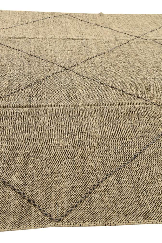 9' 3 x 9' 8 Hand Knotted Moroccan Wool Square Rug