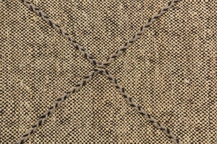 Detail image of 9' 3 x 9' 8 Hand Knotted Moroccan Wool Square Rug
