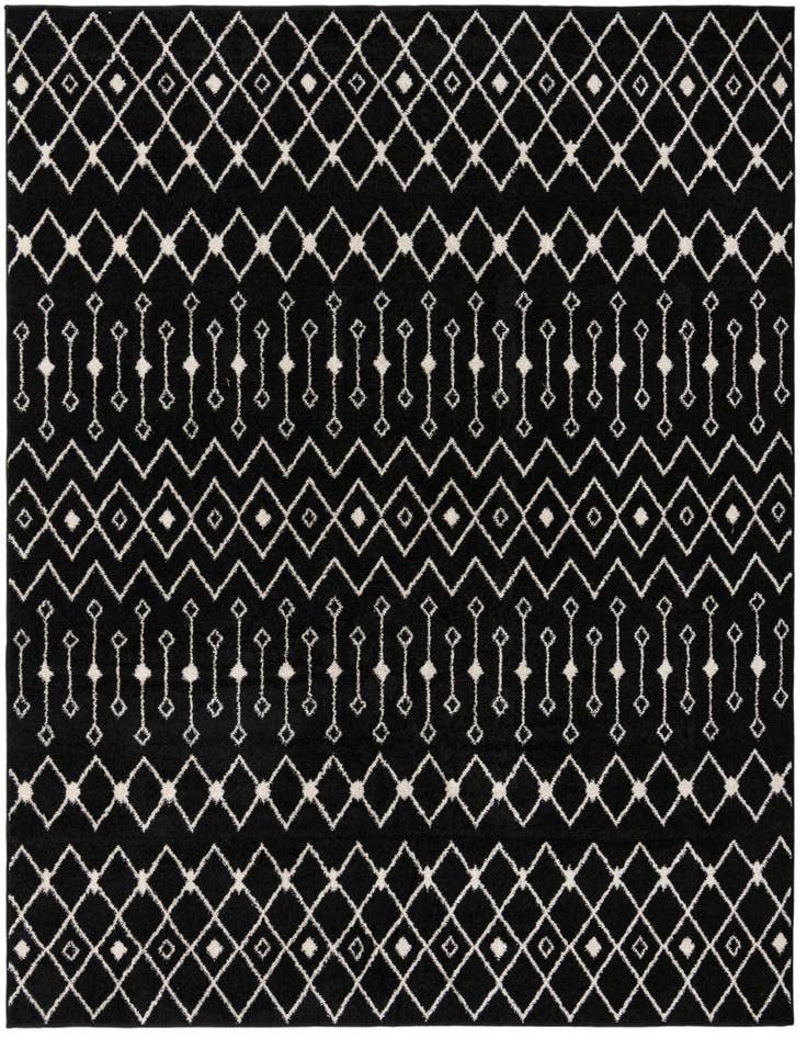 Detail image of 10' x 10' Moroccan Trellis Square Rug