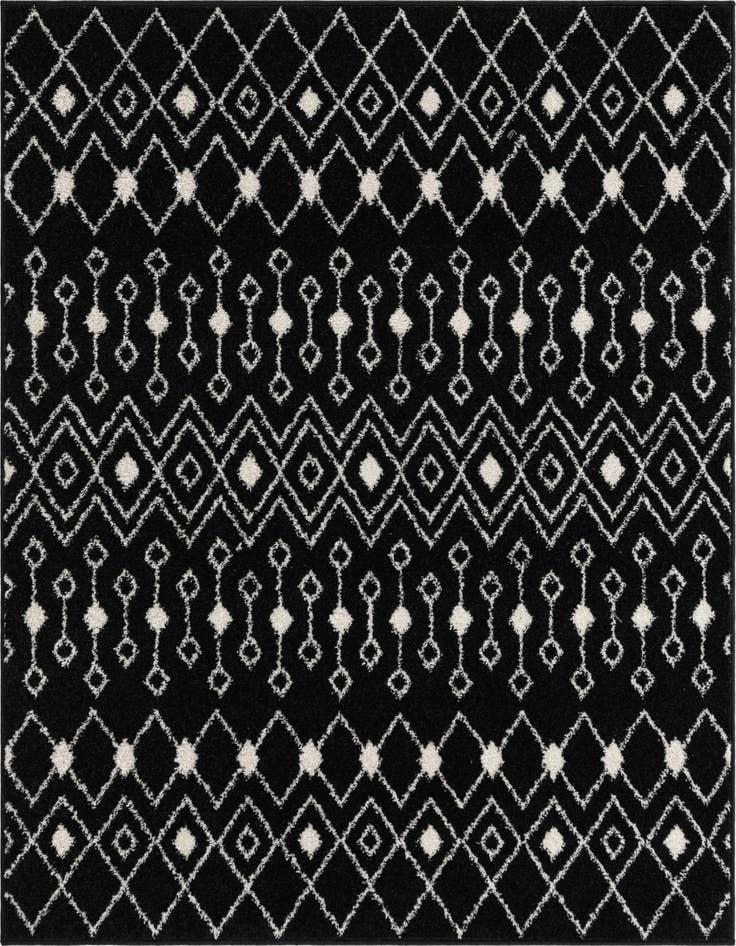 Detail image of 5' 3 x 5' 3 Moroccan Trellis Square Rug
