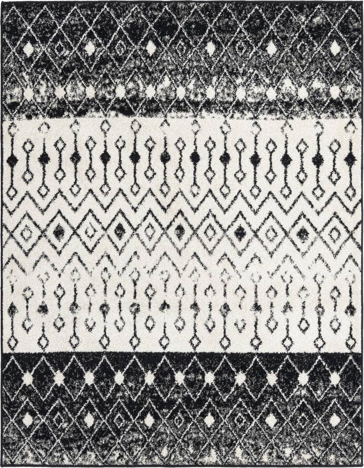 Detail image of 6' x 6' Moroccan Trellis Square Rug
