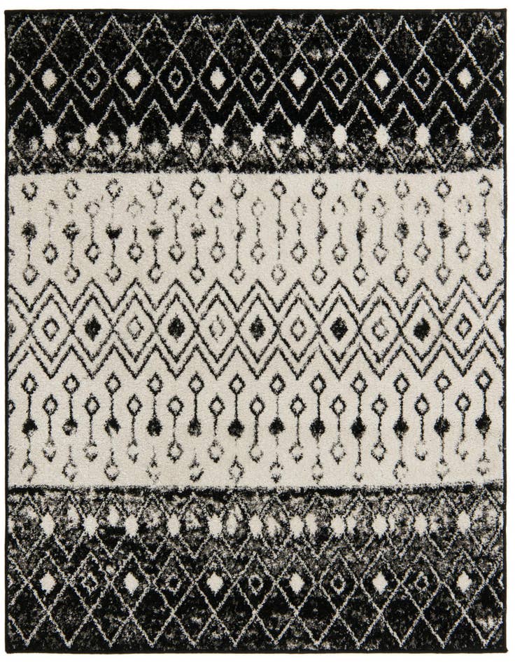Detail image of 5' 3 x 5' 3 Moroccan Trellis Square Rug