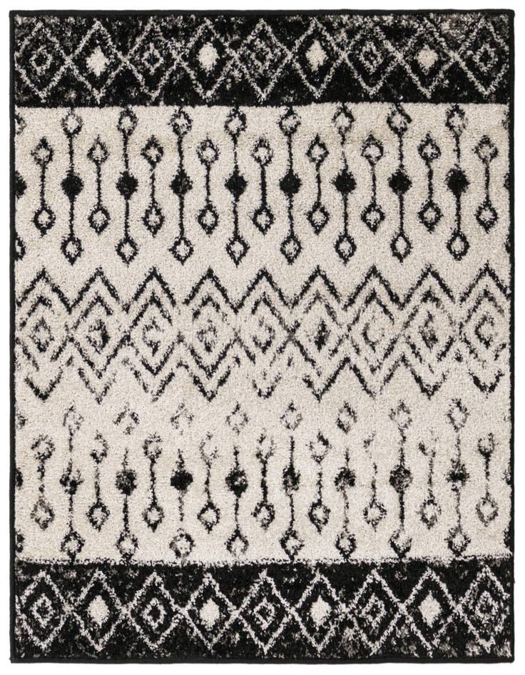 Detail image of 3' x 3' Moroccan Trellis Square Rug