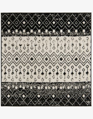 5' 3 x 5' 3 Moroccan Trellis Square Rug