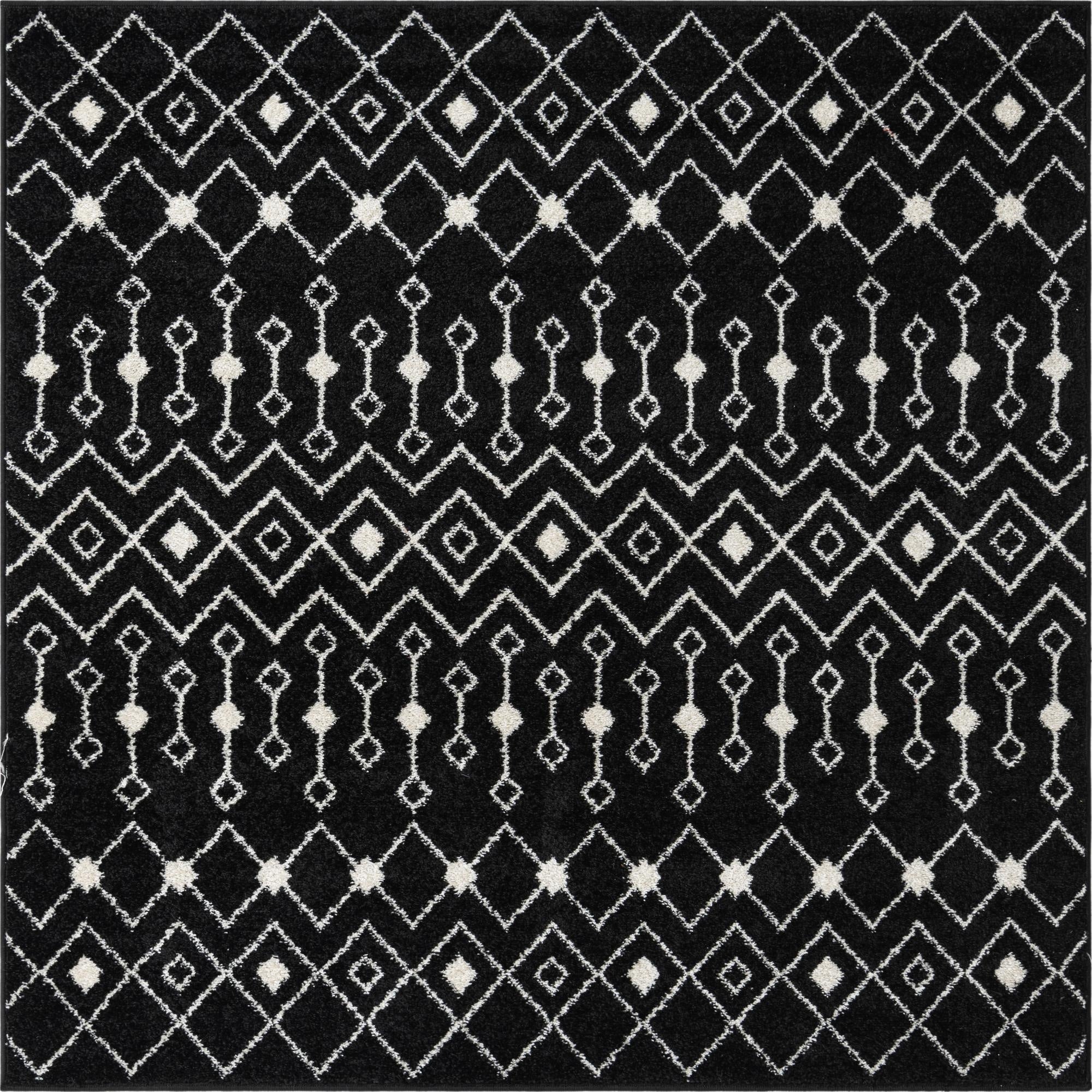 Primary image 6' x 6' Moroccan Trellis Square Rug