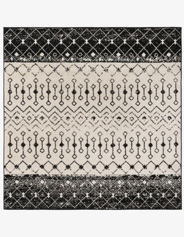 7' 10 x 7' 10 Moroccan Trellis Square Rug