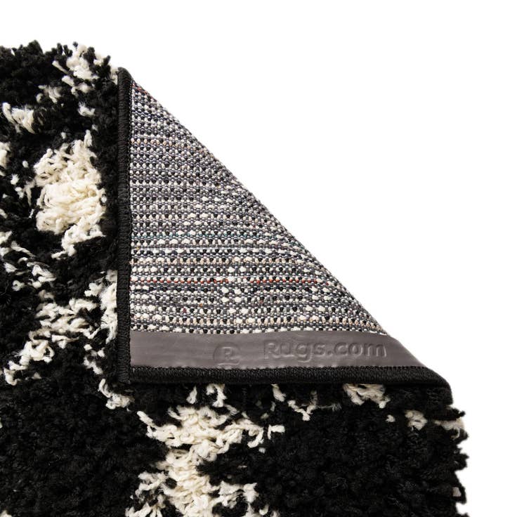 Detail image of 10' x 10' Moroccan Trellis Shag Square Rug