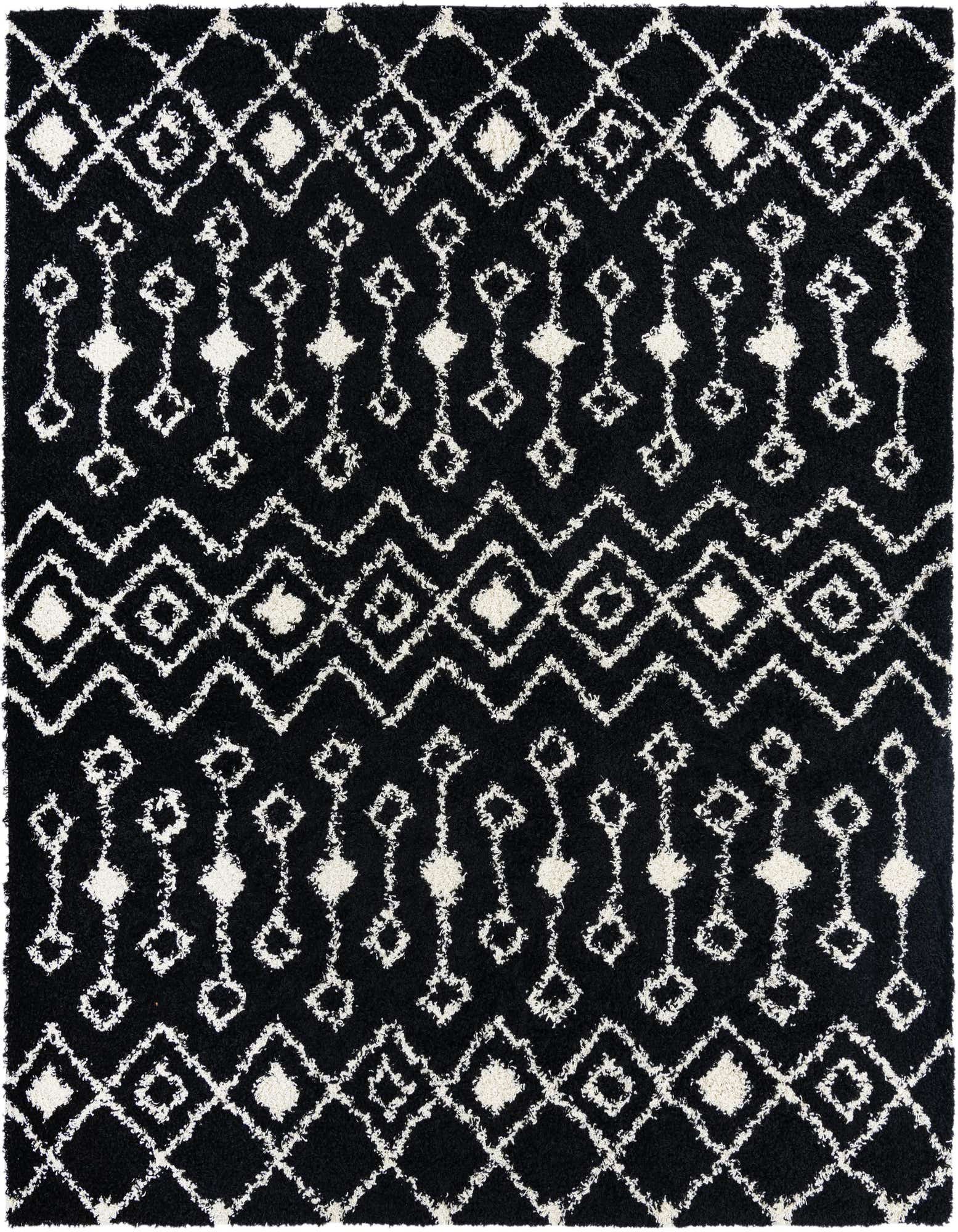 10' x 10' Moroccan Trellis Shag Square Rug
