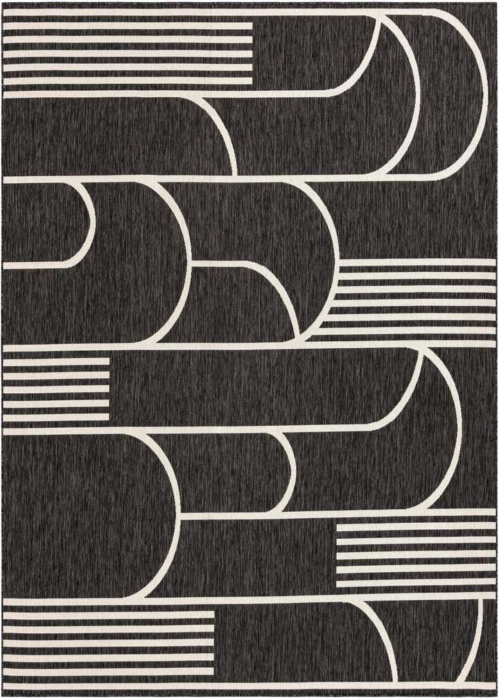 10' x 10' Easy-Clean Modern Indoor / Outdoor Square Rug