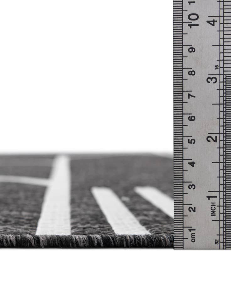 Detail image of 10' x 10' Easy-Clean Modern Indoor / Outdoor Square Rug
