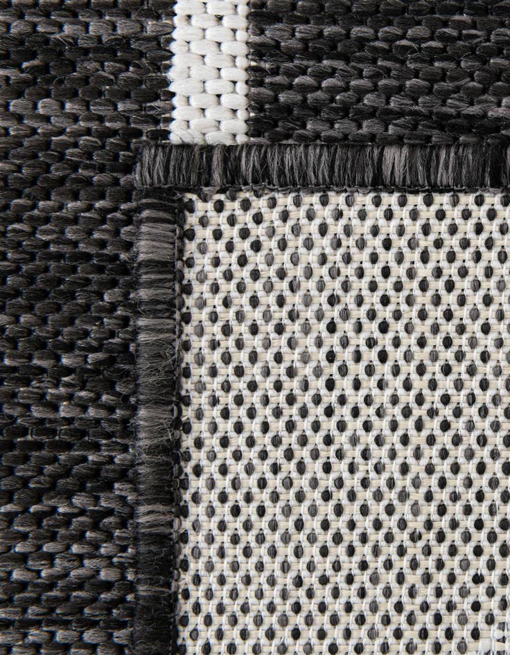 Detail image of 10' x 10' Easy-Clean Modern Indoor / Outdoor Square Rug