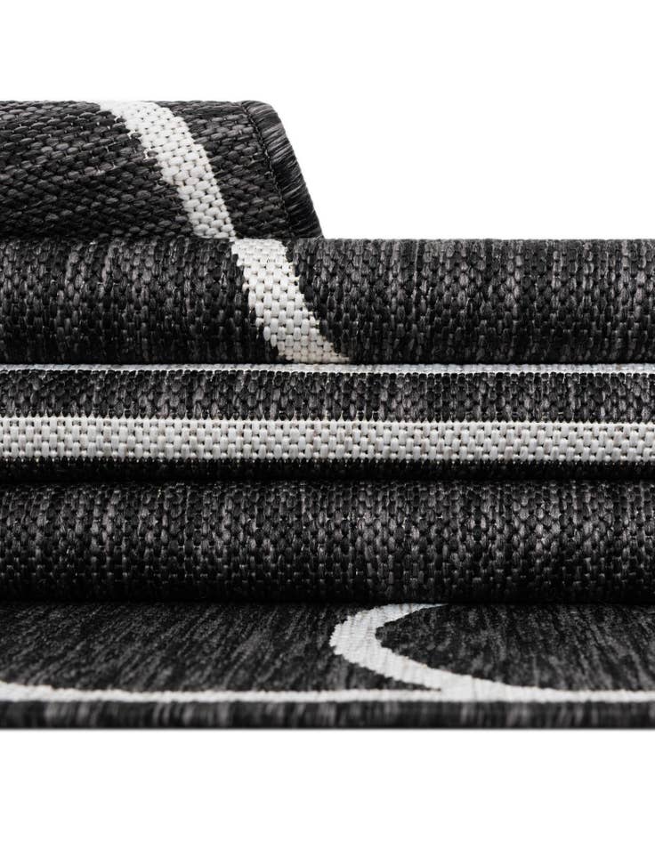 Detail image of 10' x 10' Easy-Clean Modern Indoor / Outdoor Square Rug