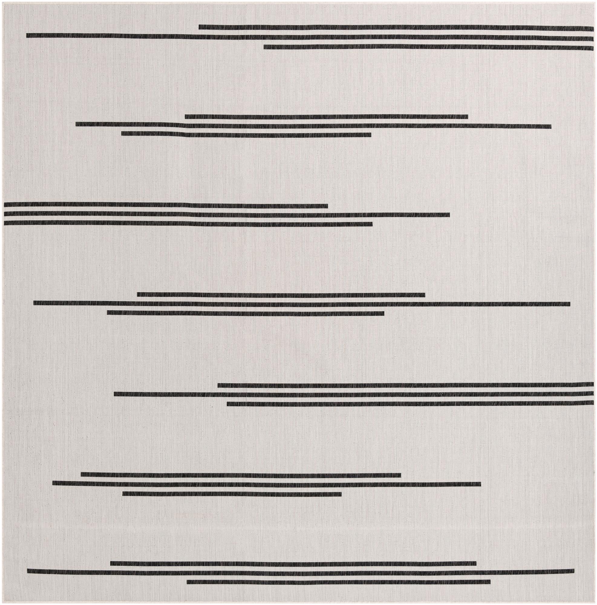 10' x 10' Easy-Clean Modern Indoor / Outdoor Square Rug