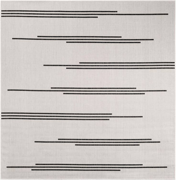 Detail image of 7' 10 x 7' 10 Easy-Clean Modern Indoor / Outdoor Square Rug