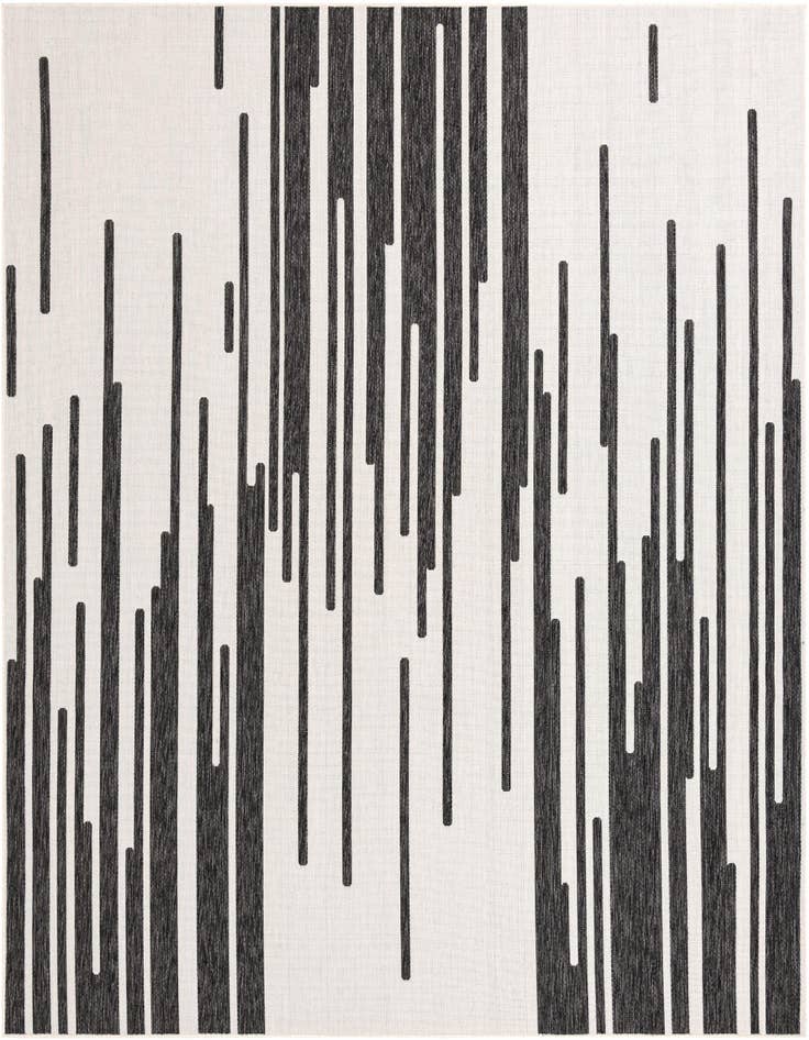 Detail image of 10' x 10' Easy-Clean Modern Indoor / Outdoor Square Rug